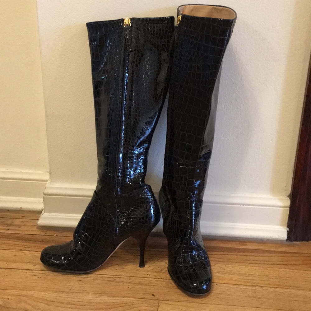 Giuseppe Zanotti Black Knee High Boots